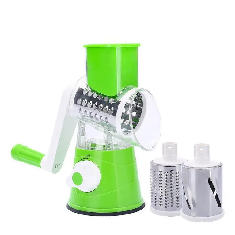 1pc Highly Efficient and Versatile Vegetable and Fruit Slicer Grater Benchtop Drum Cutter with Drum Design for Fast Even Shre