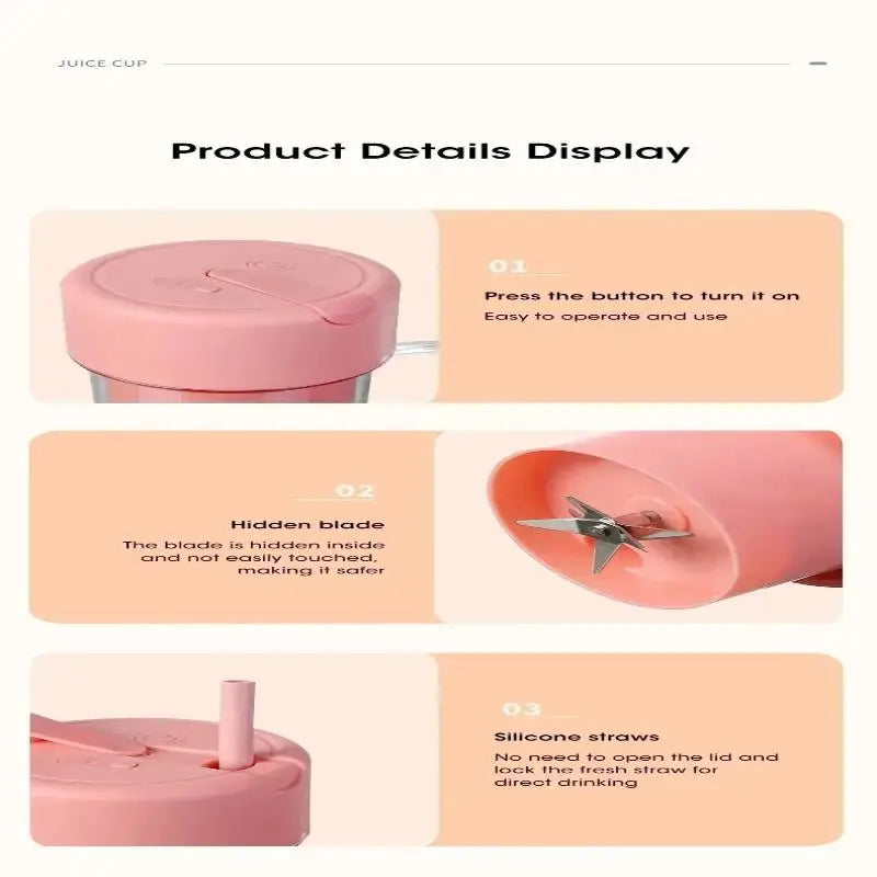 Portable Electric Juicer Cup