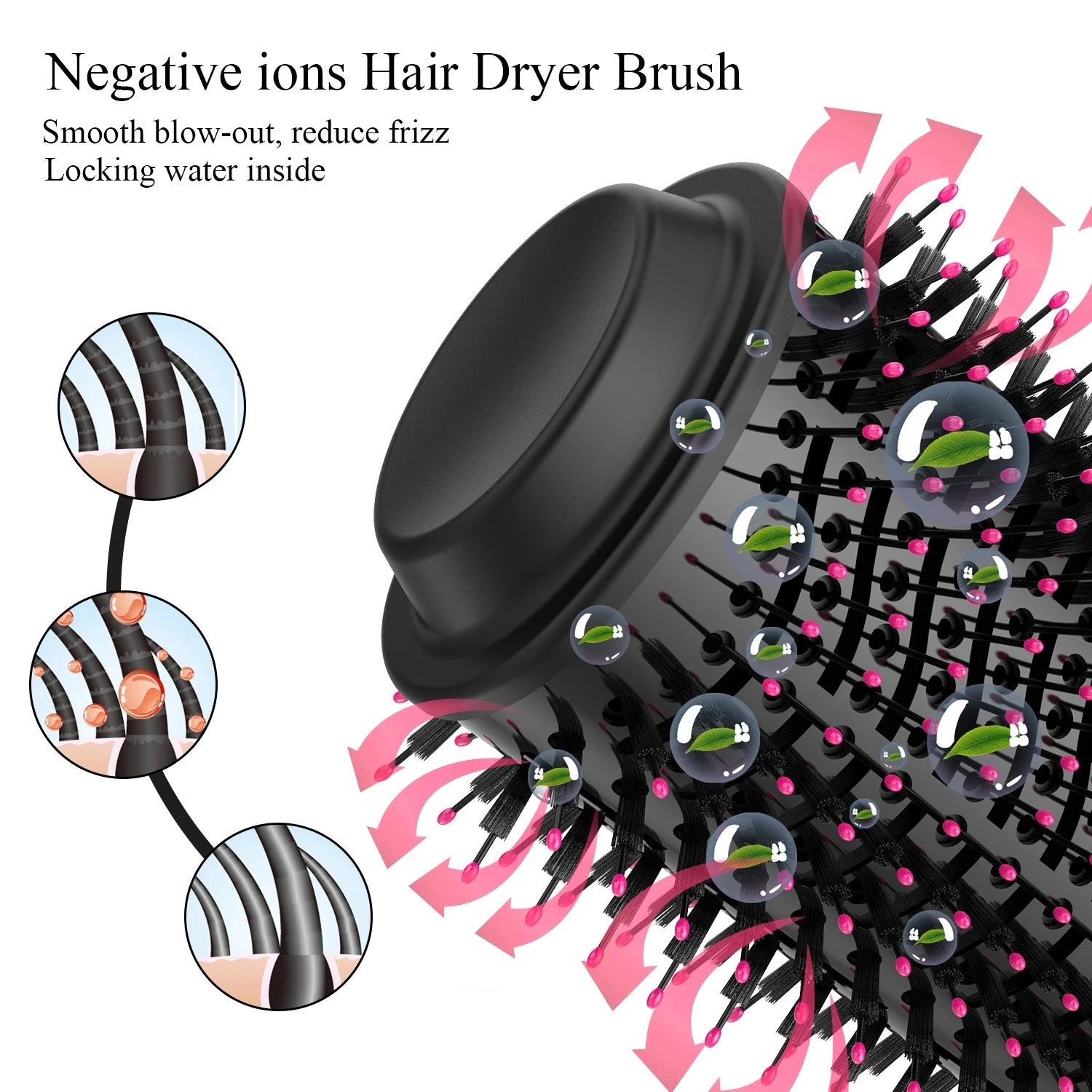Electric Hair Straightener Brush