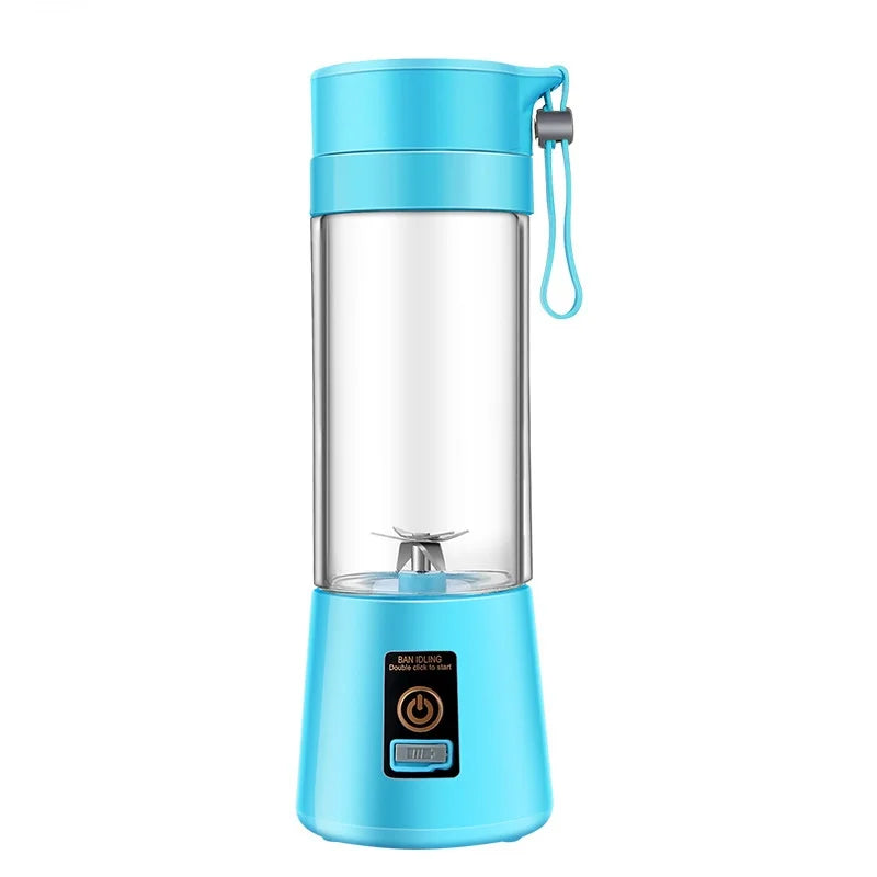 Certified Factory 380ml USB Rechargeable Smoothie on the Go Blender Cup Protein Shakes Small Mixer Blender