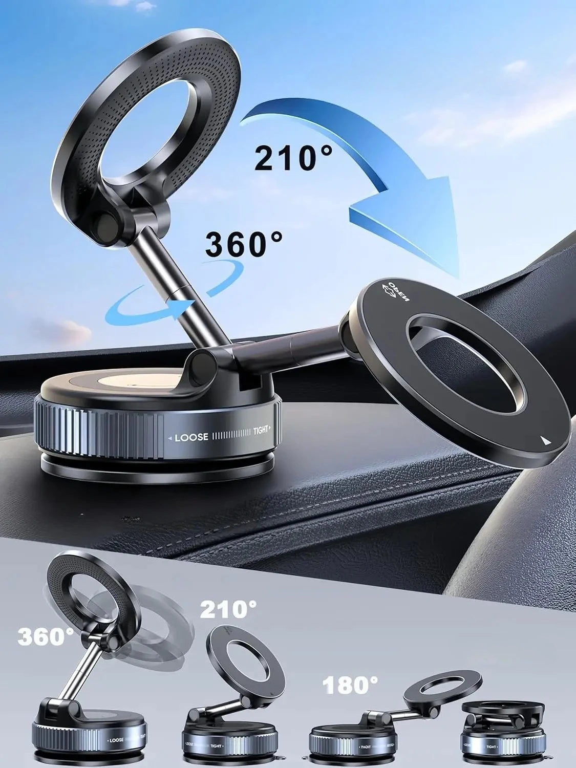 360° Magnetic Phone Mount